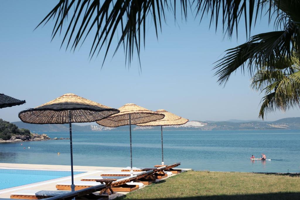 Med-Inn Hotel Gulluk Exterior foto